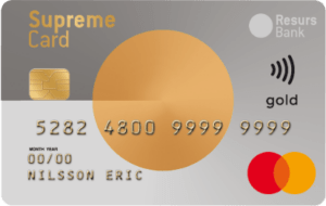 Supreme Card Gold Kreditkort
